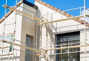 exemple d'un ravalement de facade de maison