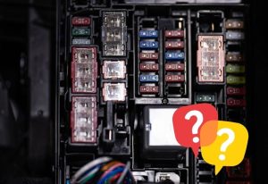 exemple de fusible avec des points d'interrogation