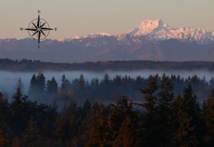 Exposition nord-ouest et boussole