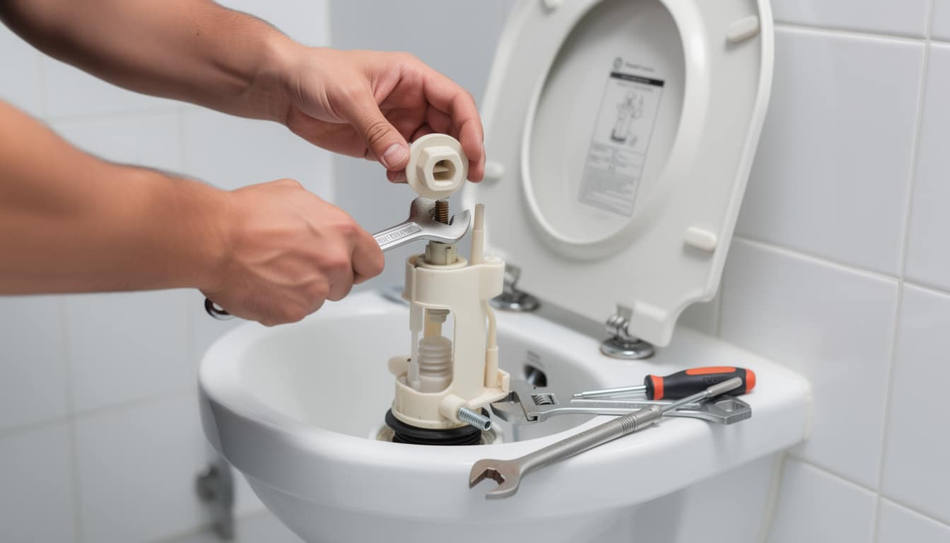 apprenez étape par étape comment démonter facilement une chasse d'eau porcher pour effectuer réparations ou entretien.