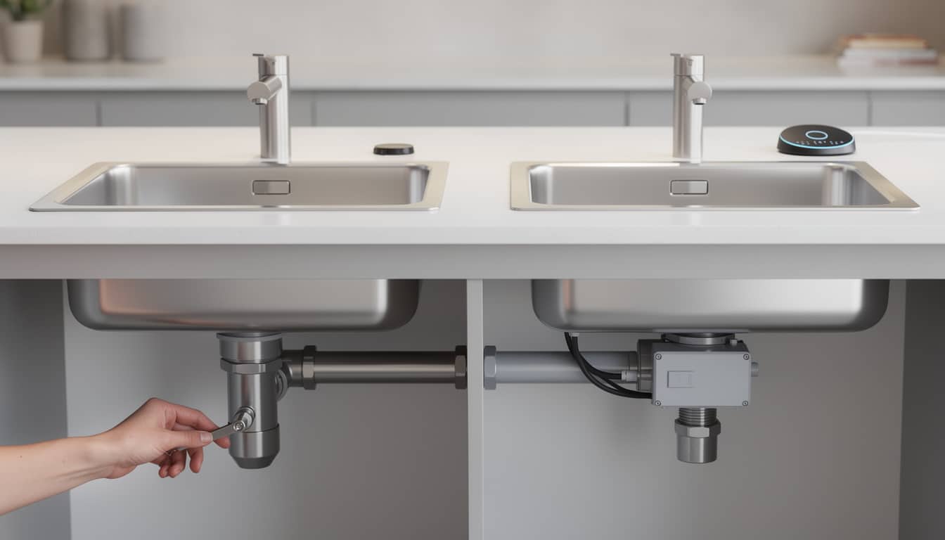 découvrez les différences clés entre un évier à vidage manuel et automatique pour choisir la solution la mieux adaptée à votre cuisine.