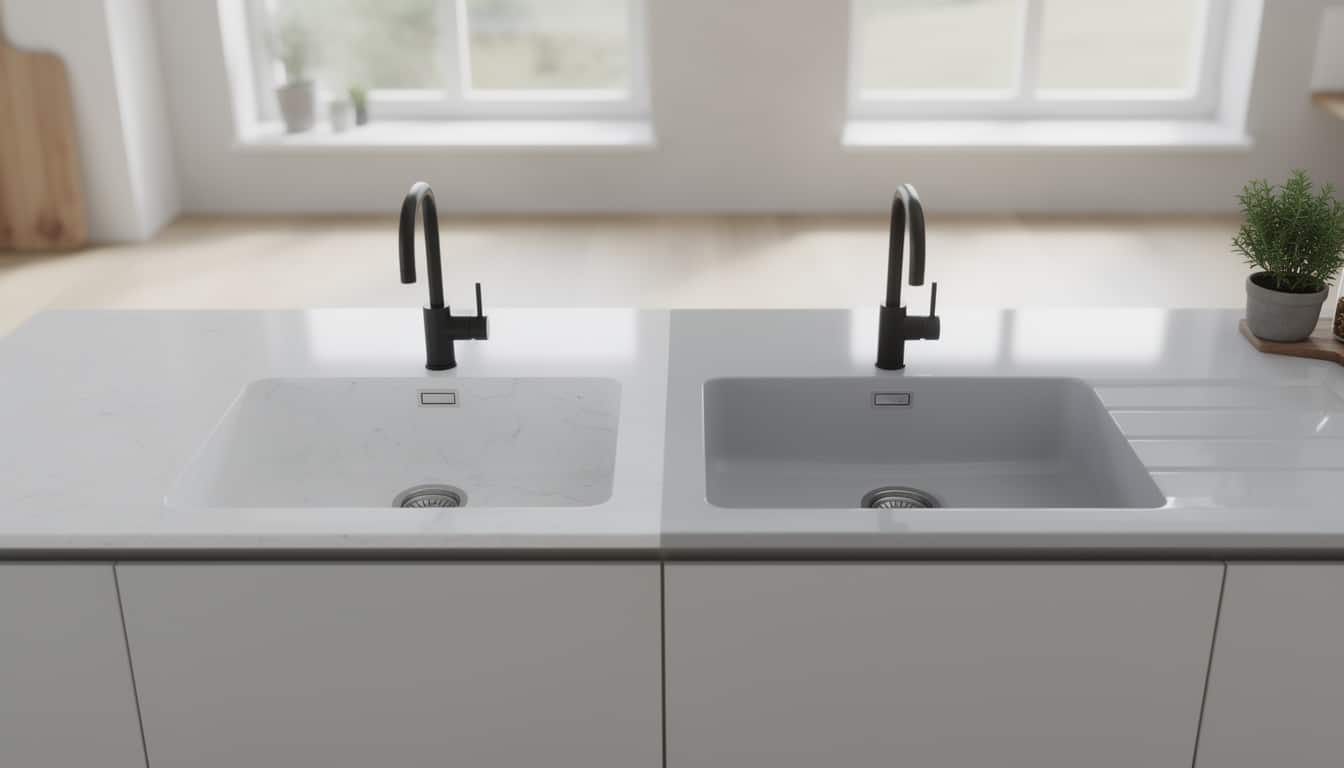 comparez les éviers en résine et en quartz : durabilité, entretien, esthétique et prix. trouvez l’évier idéal pour sublimer votre cuisine et allier praticité et style.