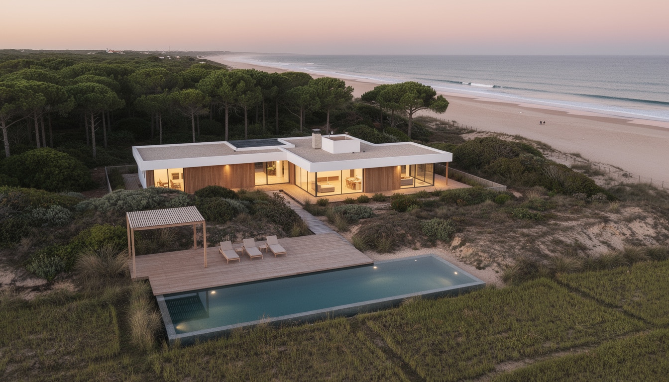 découvrez la villa comporta alma da comporta, un véritable havre de paix alliant nature préservée et confort contemporain pour un séjour inoubliable.