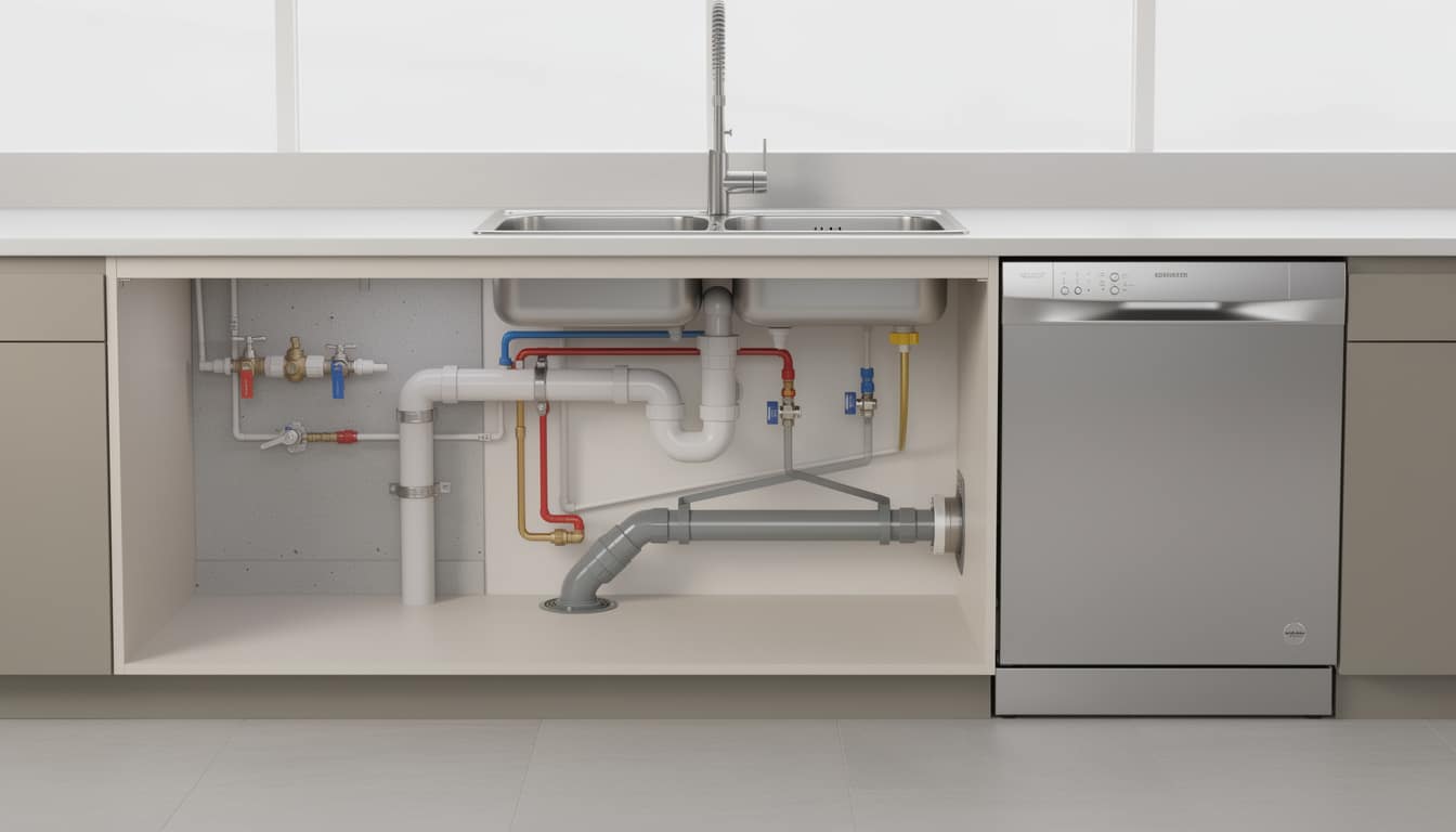 découvrez comment optimiser efficacement le schéma d'évacuation pour votre évier et lave-vaisselle afin d'assurer un drainage optimal et éviter les problèmes de reflux.