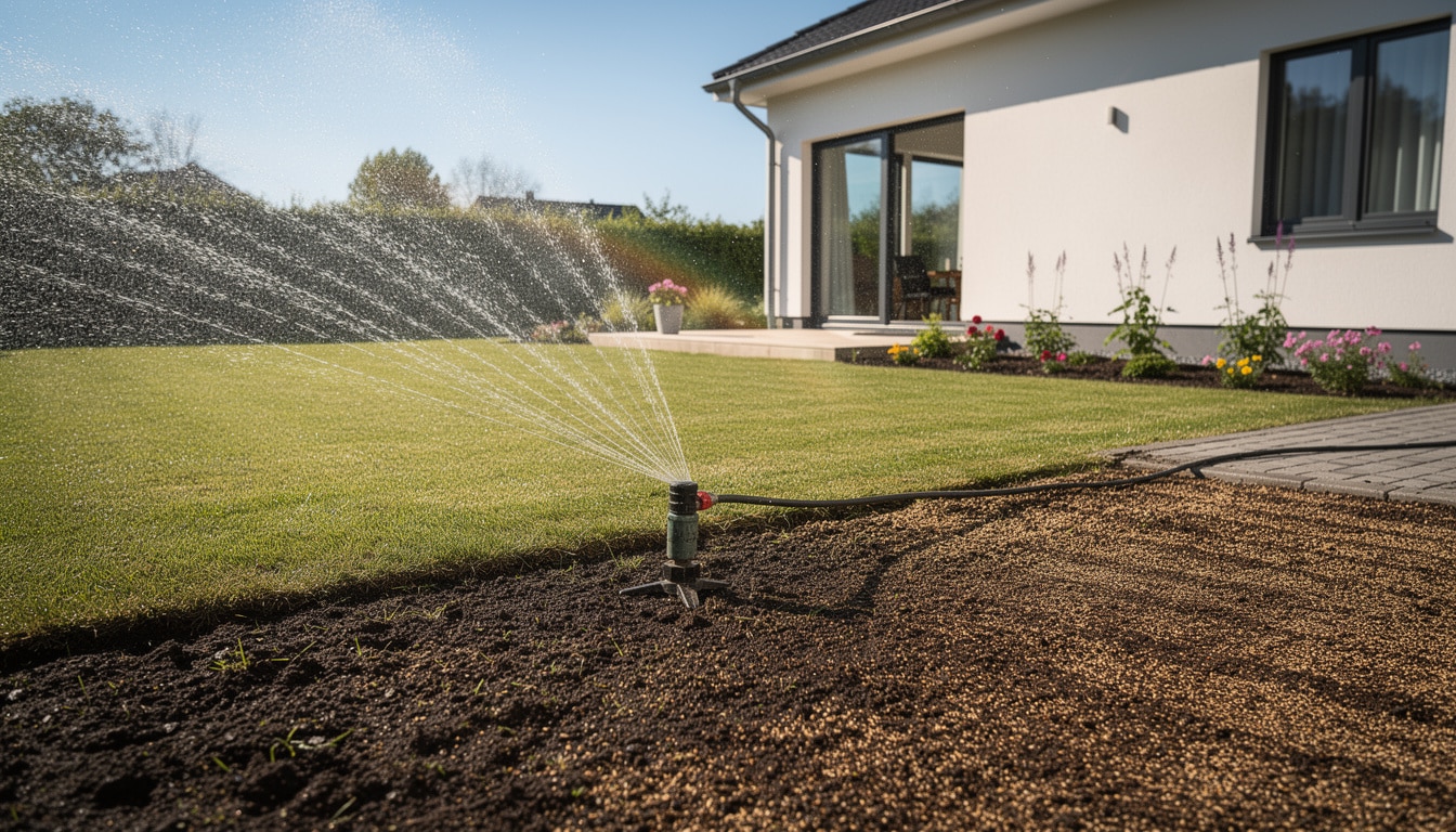 découvrez pourquoi et comment arroser le gazon après le semis pour garantir une pousse rapide et un tapis vert luxuriant.