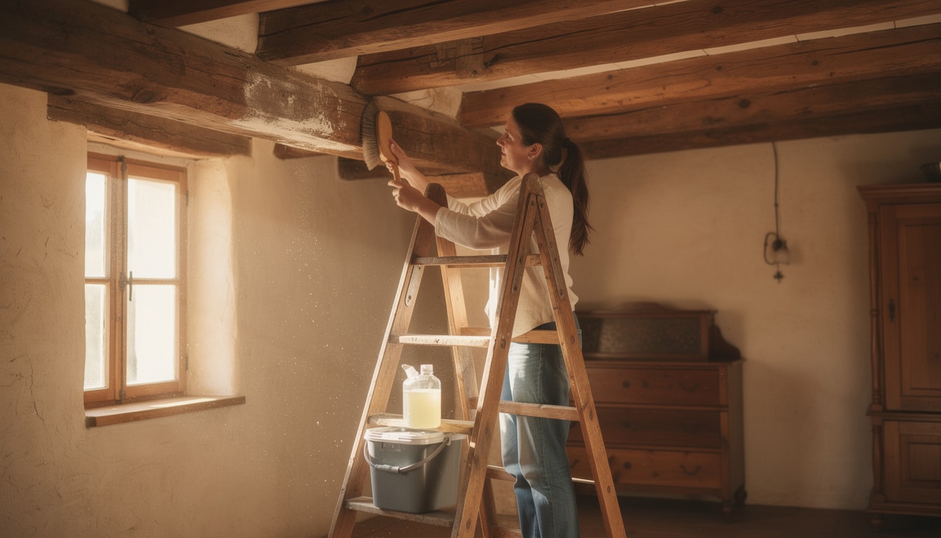 découvrez comment nettoyer efficacement vos poutres avec la lessive saint marc grâce à notre méthode facile et nos astuces pratiques pour un résultat impeccable.