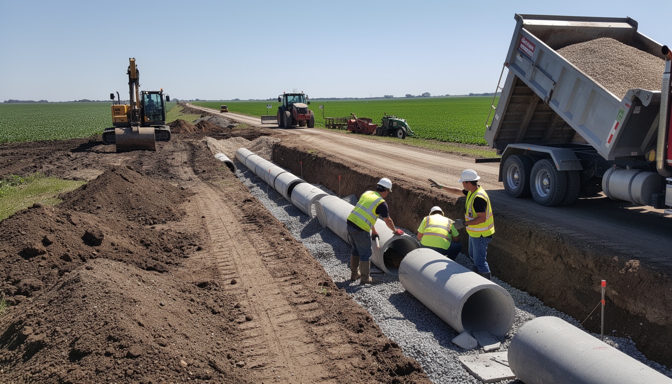 découvrez notre guide pratique pour réussir vos travaux de busage de fossé et faciliter l'accès à votre terrain avec des conseils étape par étape.