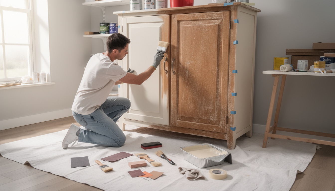 apprenez comment repeindre une vieille armoire grâce à notre guide complet et détaillé pour obtenir un résultat impeccable et donner une nouvelle vie à vos meubles.