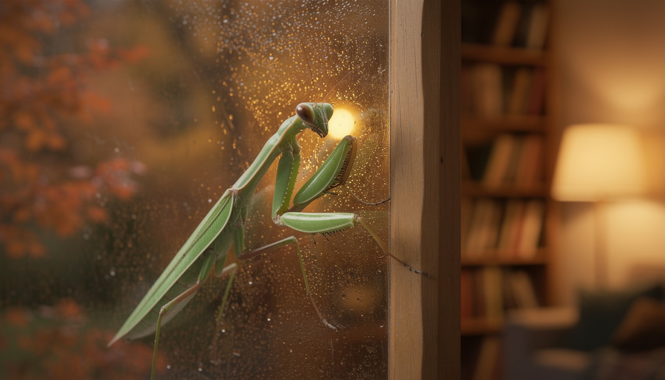 découvrez pourquoi la mante religieuse entre dans votre maison et apprenez les meilleures façons de réagir pour cohabiter sereinement avec cet insecte fascinant.