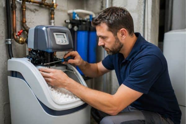 Réparation d'un système de filtration d'eau