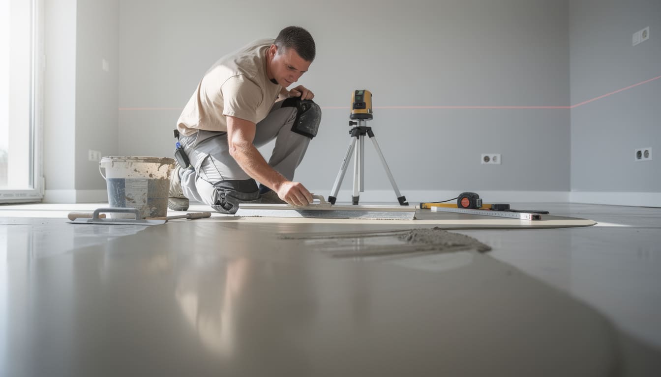 découvrez tout sur le temps de séchage du ragréage et nos astuces pratiques pour obtenir un sol parfaitement lisse et prêt à être posé.