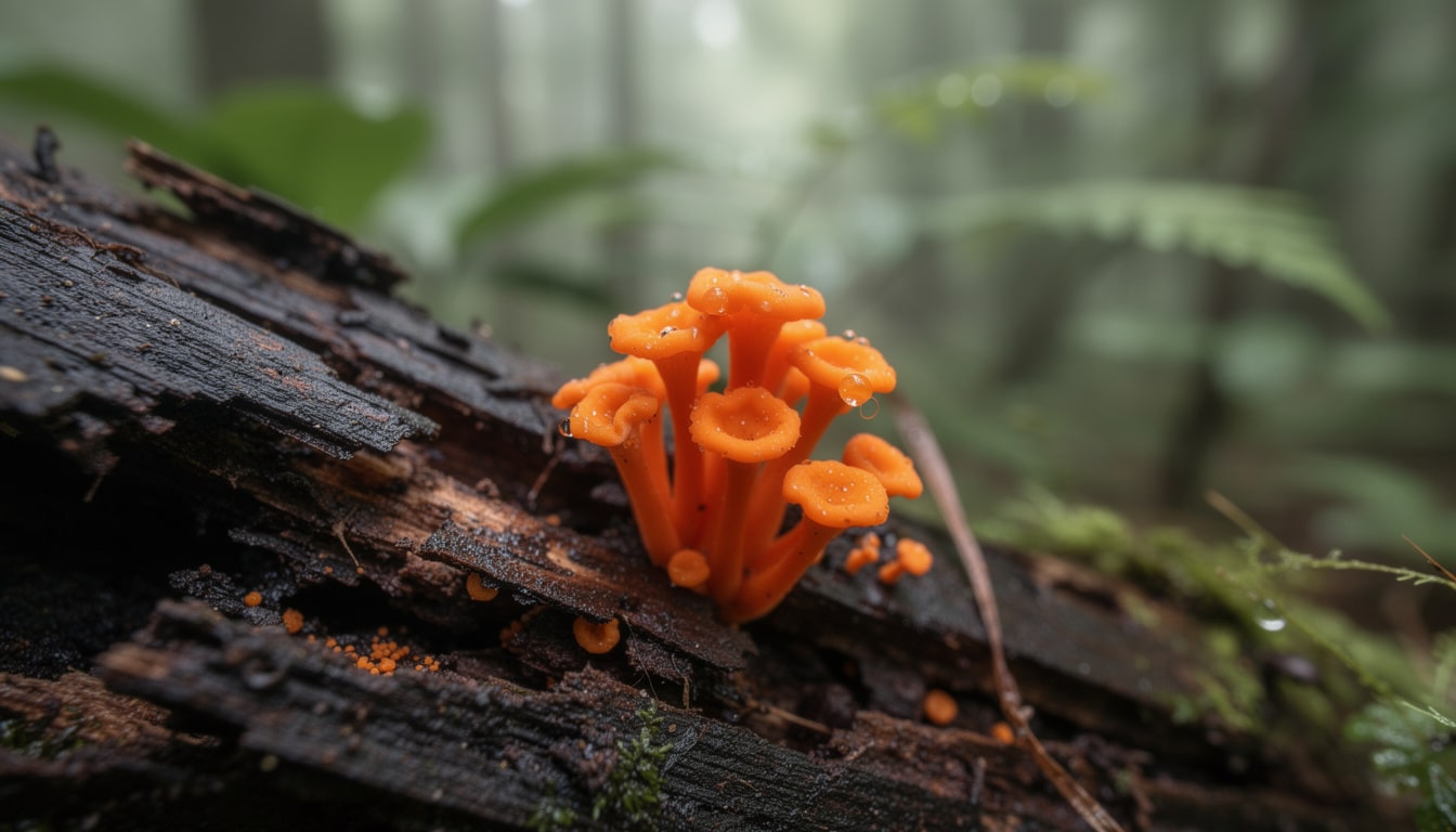 découvrez comment identifier facilement le champignon orange sur bois mort et comprenez son rôle essentiel dans l'écosystème forestier.