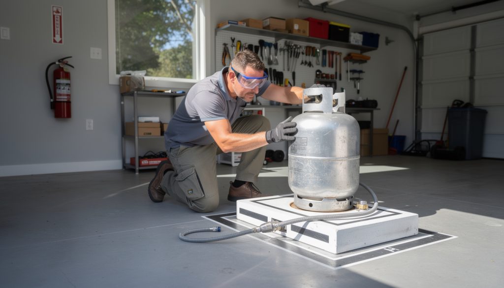 découvrez notre guide complet pour installer une bouteille de gaz en toute sécurité dans votre garage. suivez nos conseils essentiels pour une installation conforme et sécurisée.