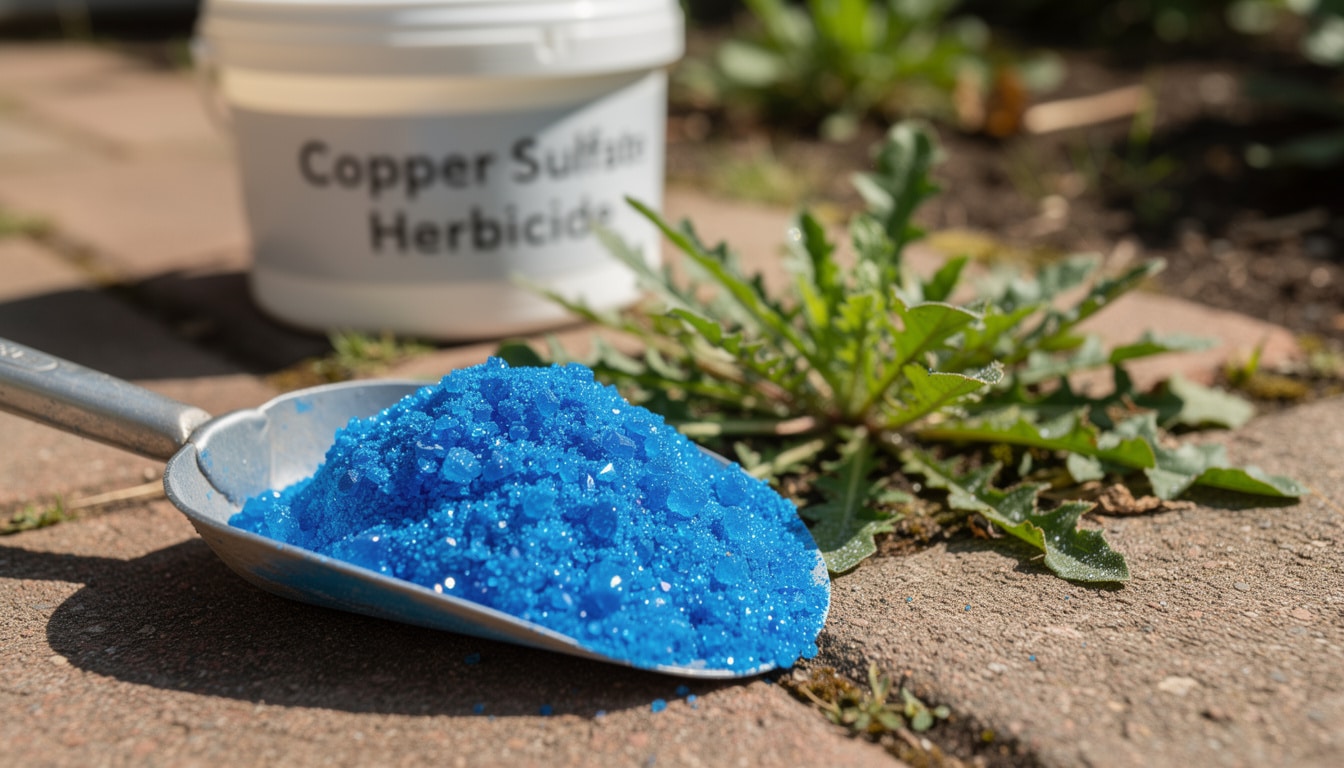 découvrez comment utiliser efficacement le sulfate de cuivre comme désherbant naturel dans votre jardin pour éliminer les mauvaises herbes tout en protégeant vos plantations.